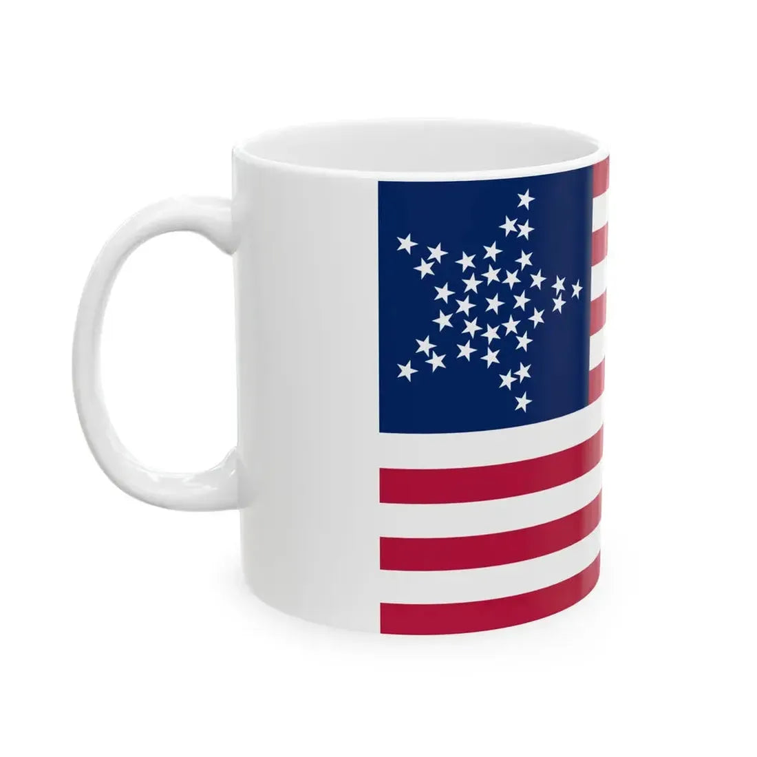 Flag of the 8th New York Infantry Regiment Obverse (United States) White Coffee Mug - Go Mug Yourself