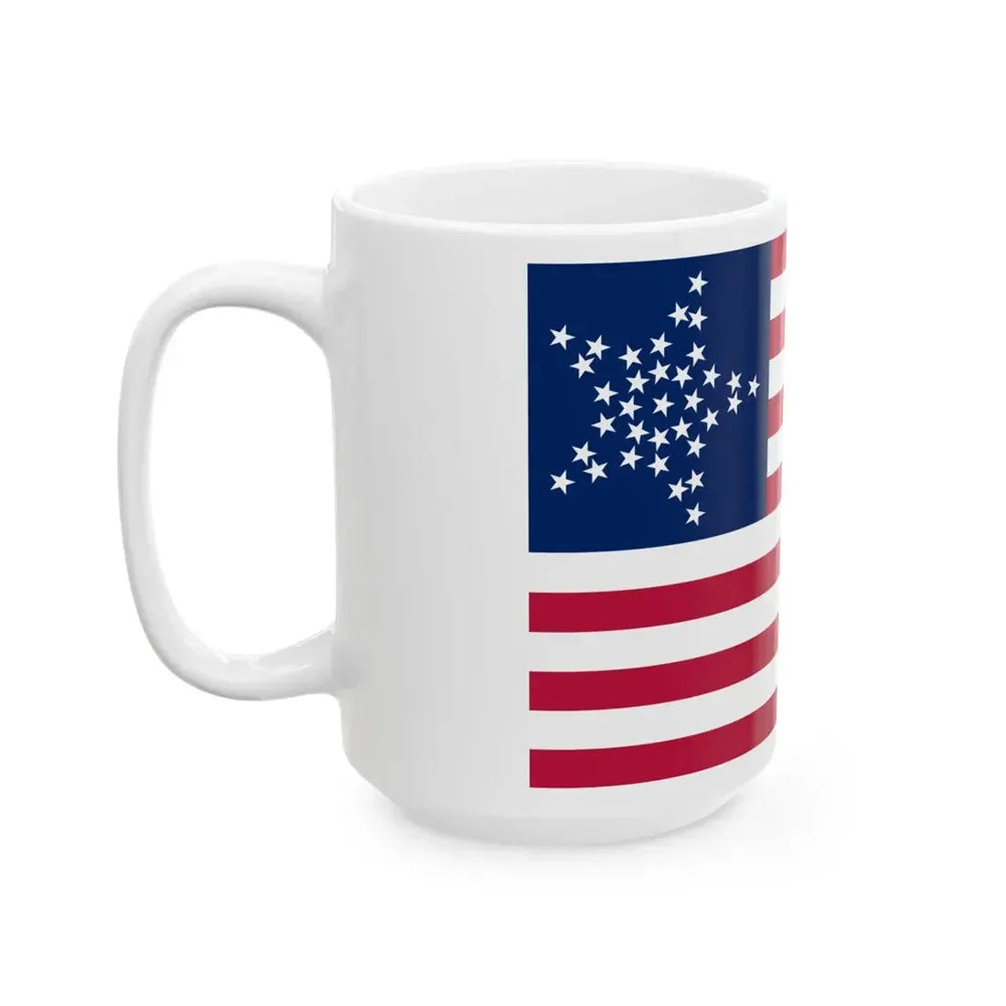 Flag of the 8th New York Infantry Regiment Obverse (United States) White Coffee Mug - Go Mug Yourself
