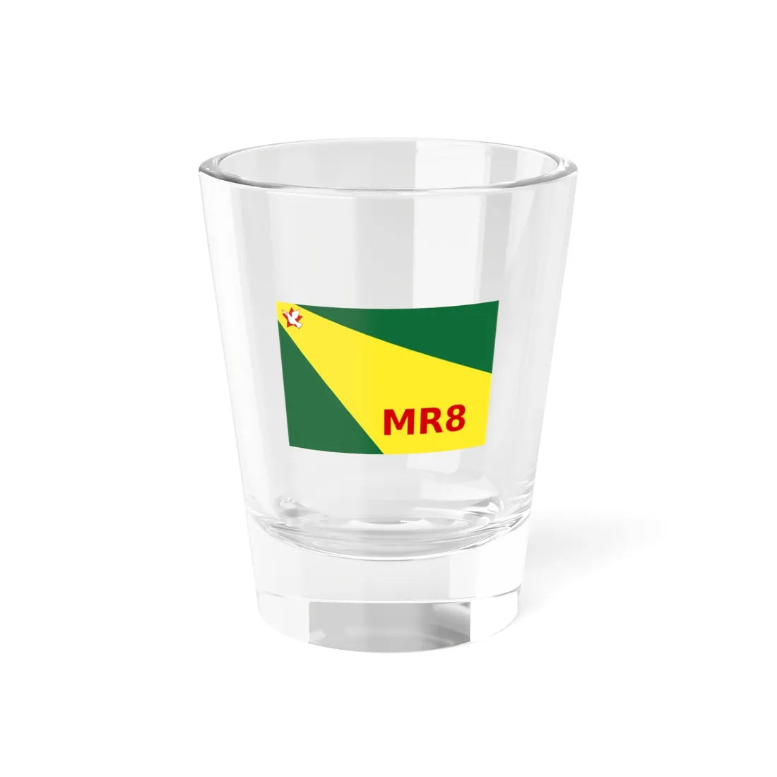 Flag of the 8th October Revolutionary Movement (Brazil) Shot Glass 1.5oz 1.5oz - Go Mug Yourself