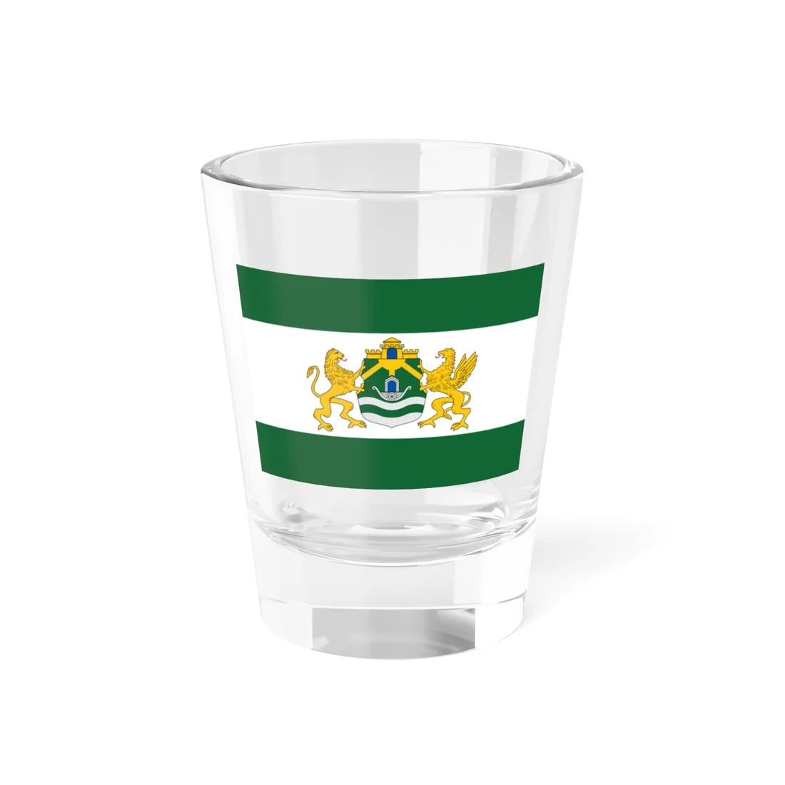 Flag of the 9th District of Budapest 1999-2015 (Hungary) Shot Glass 1.5oz 1.5oz - Go Mug Yourself