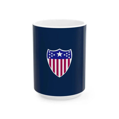 Flag of the Adjutant General of the U.S. Army (United States) White Coffee Mug 15oz - Go Mug Yourself