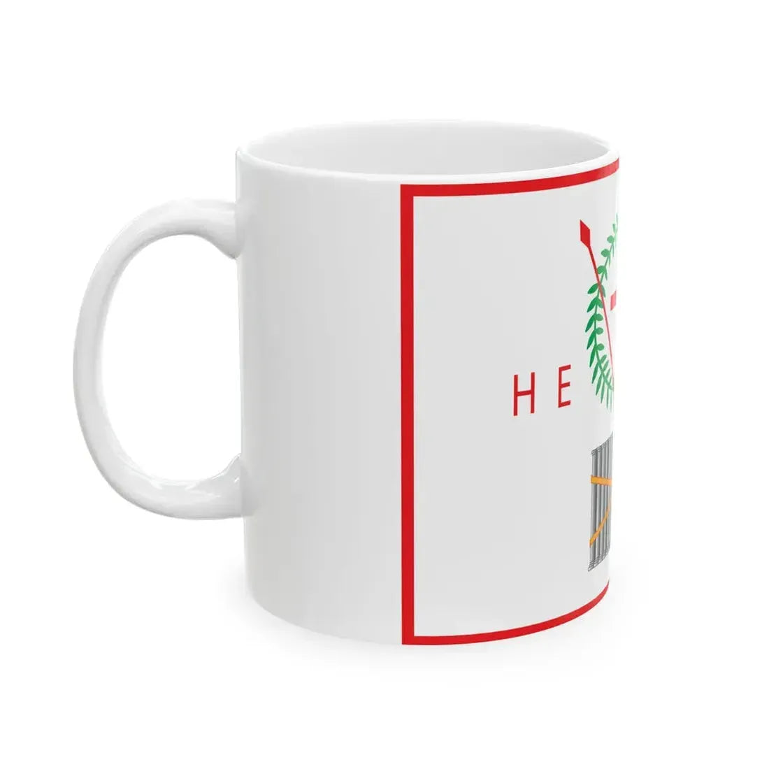 Flag of the Administration of Samos (Greece) White Coffee Mug - Go Mug Yourself