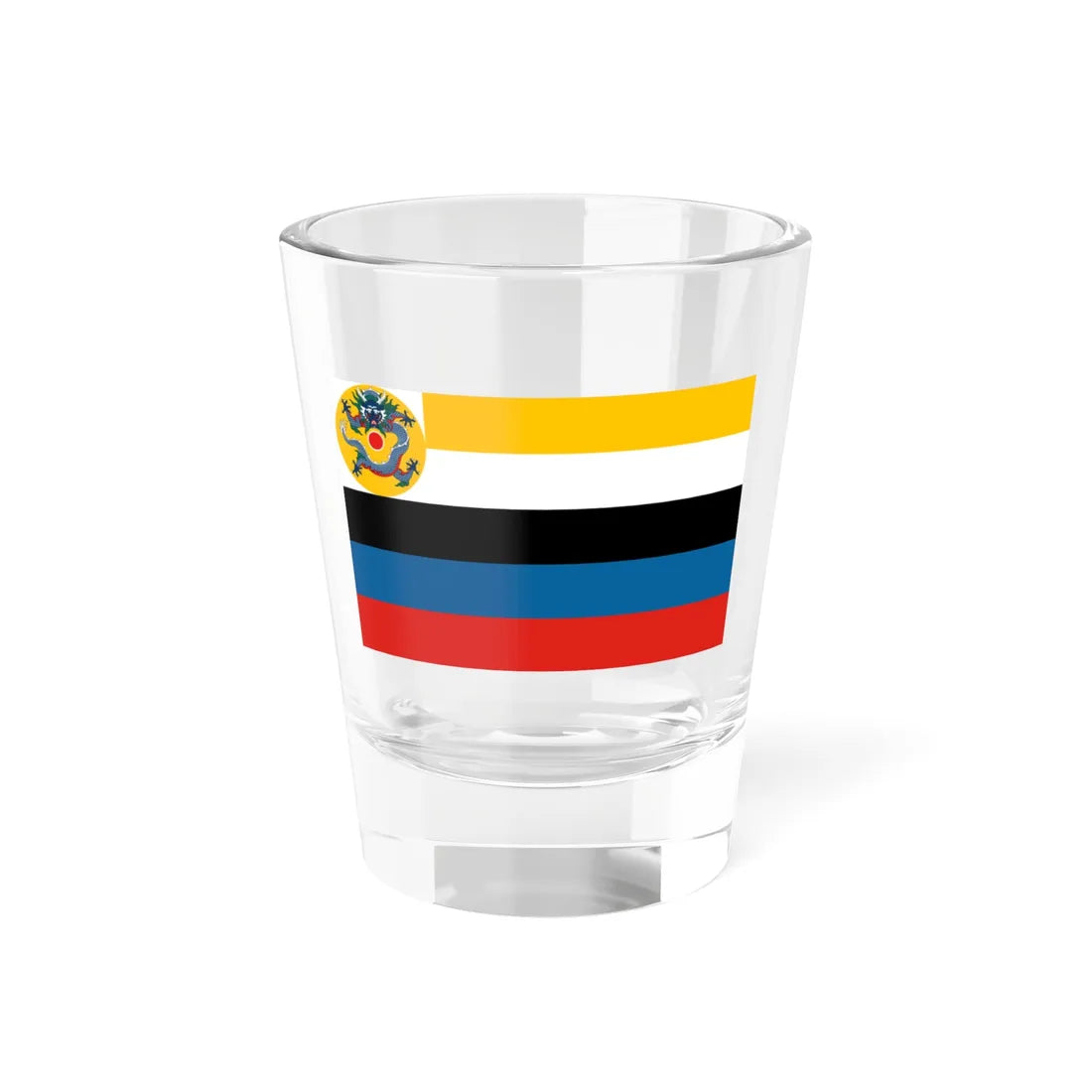 Flag of the Admiral of the Beiyang Fleet (China) Shot Glass 1.5oz 1.5oz - Go Mug Yourself