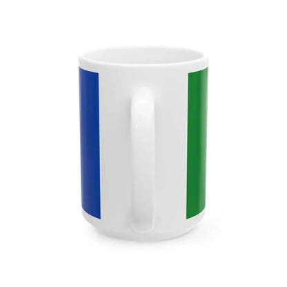 Flag of the Afar Region 1994-2012 (Ethiopia) White Coffee Mug - Go Mug Yourself