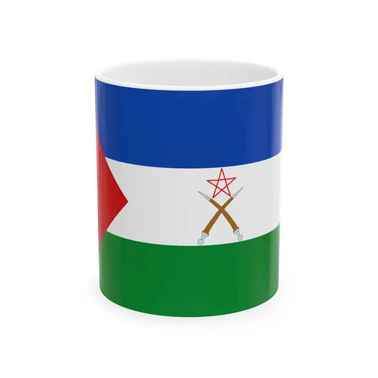Flag of the Afar Region (Ethiopia) White Coffee Mug 11oz - Go Mug Yourself