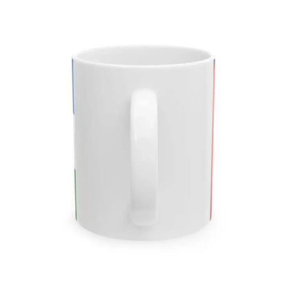 Flag of the Afar Region (Ethiopia) White Coffee Mug - Go Mug Yourself