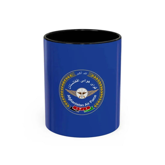 Flag of the Afghan Air Force - Accent Coffee Mug 11oz Black - Go Mug Yourself