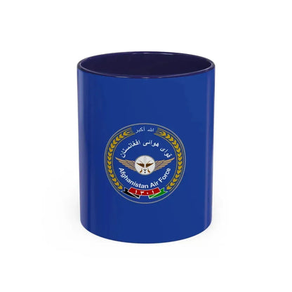 Flag of the Afghan Air Force - Accent Coffee Mug 11oz Navy - Go Mug Yourself