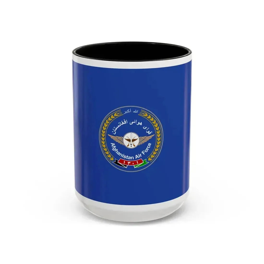 Flag of the Afghan Air Force - Accent Coffee Mug 15oz Black - Go Mug Yourself