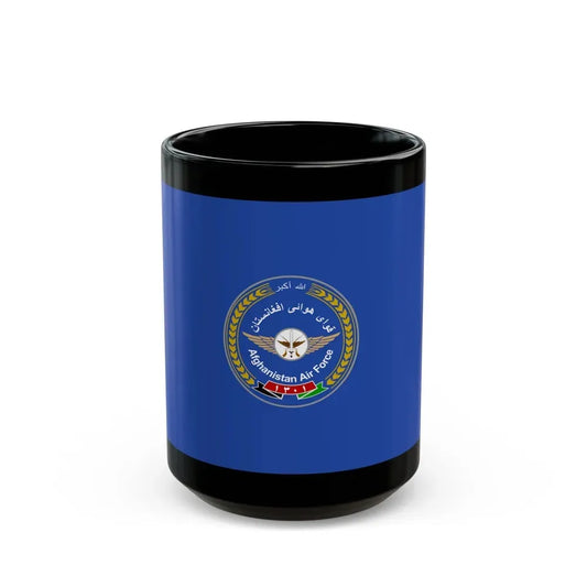Flag of the Afghan Air Force - Black Coffee Mug 15oz - Go Mug Yourself