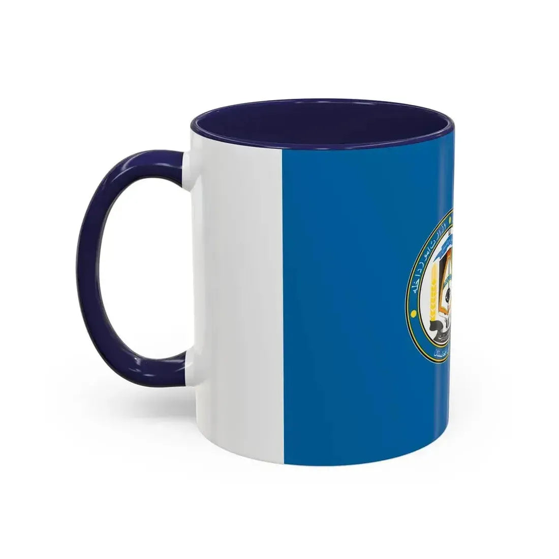 Flag of the Afghan National Police Pashto and Dari - Accent Coffee Mug - Go Mug Yourself
