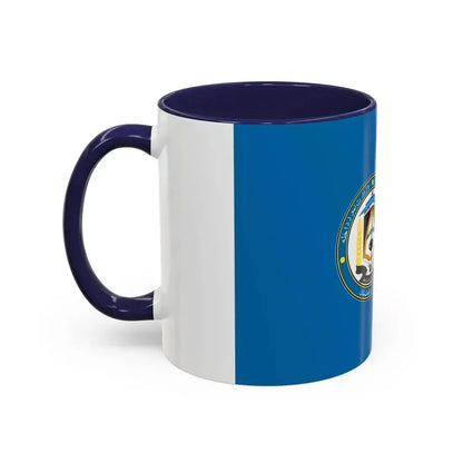 Flag of the Afghan National Police Pashto and Dari - Accent Coffee Mug - Go Mug Yourself