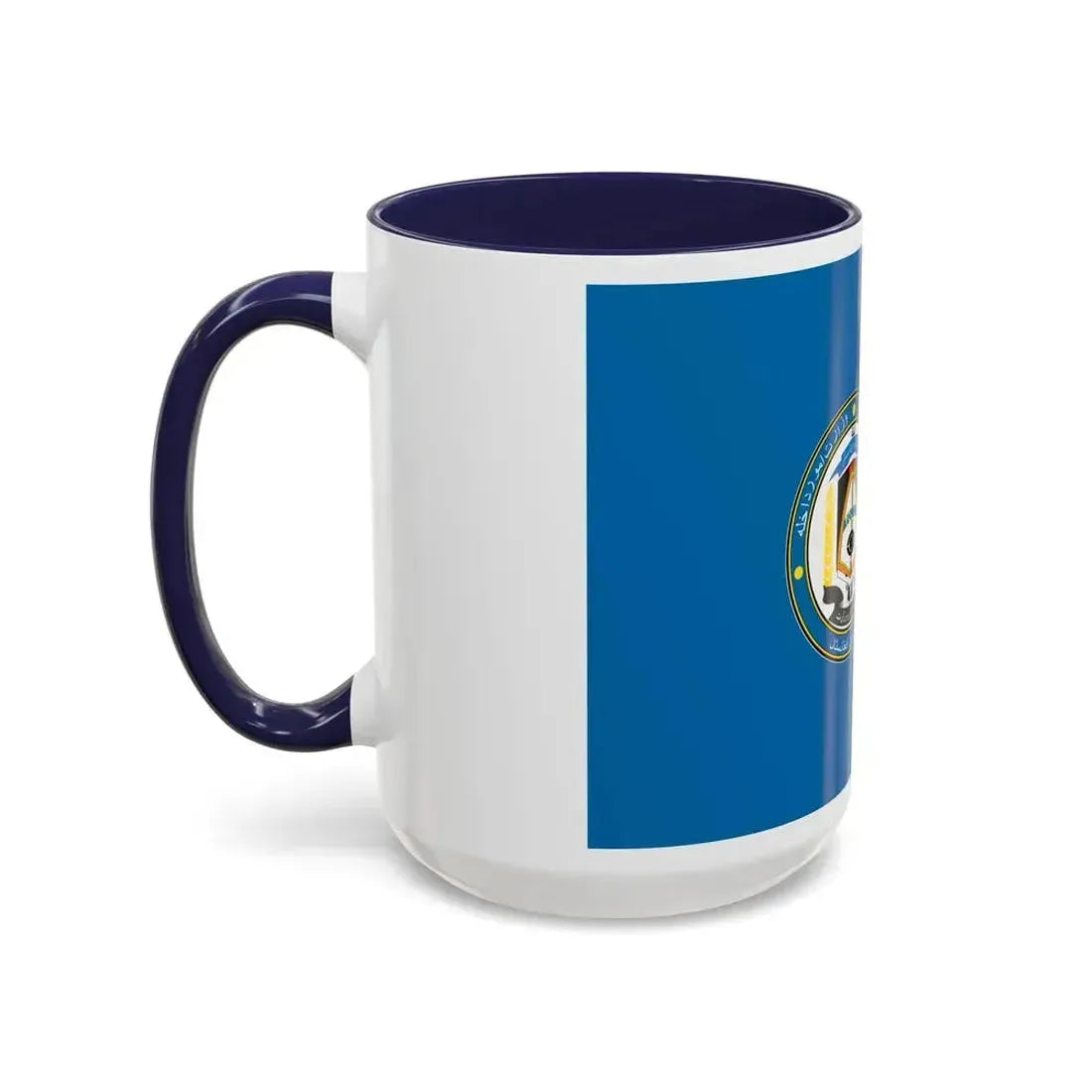 Flag of the Afghan National Police Pashto and Dari - Accent Coffee Mug - Go Mug Yourself