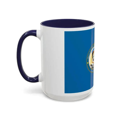 Flag of the Afghan National Police Pashto and Dari - Accent Coffee Mug - Go Mug Yourself
