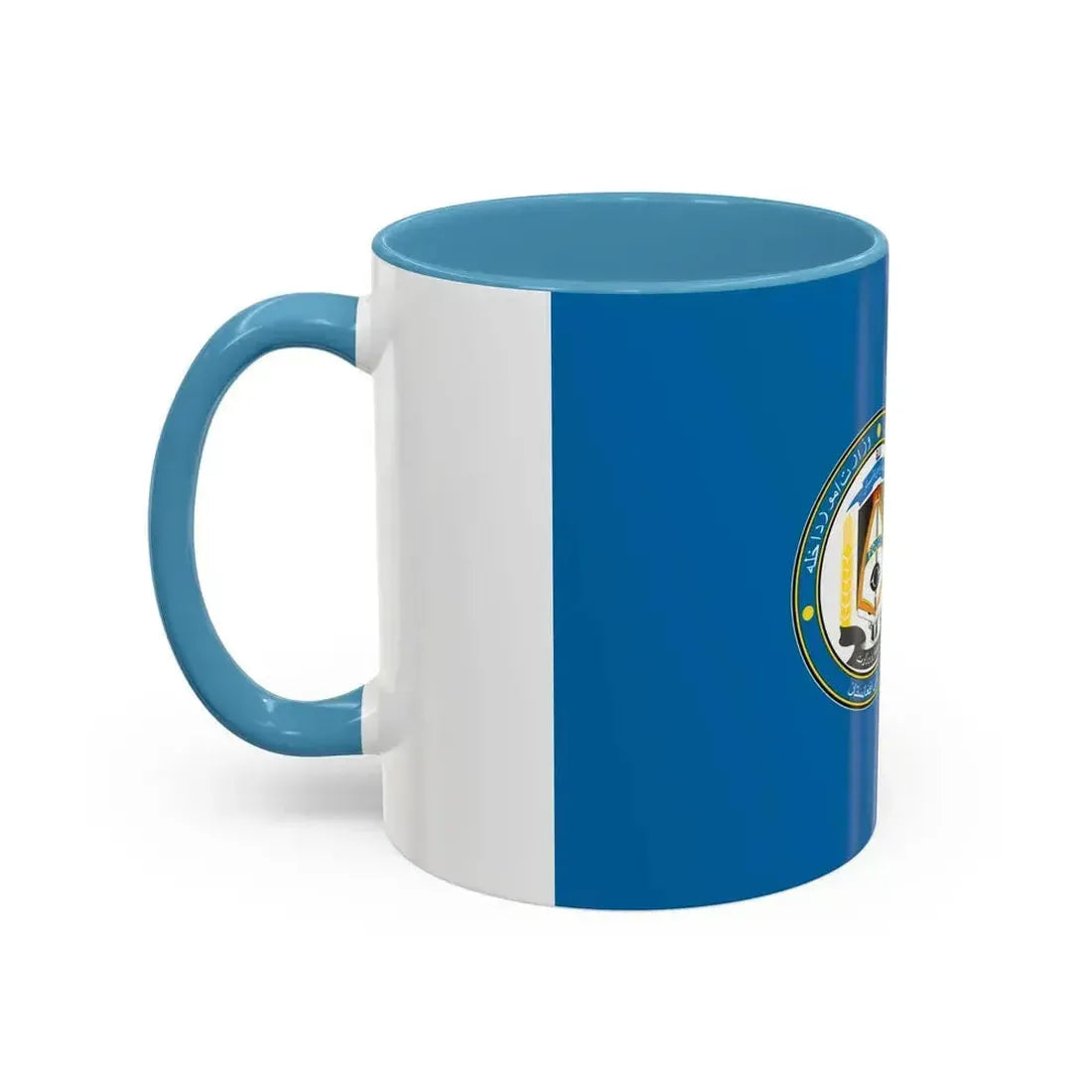 Flag of the Afghan National Police Pashto and Dari - Accent Coffee Mug - Go Mug Yourself