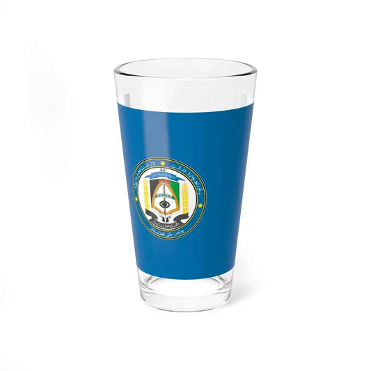 Flag of the Afghan National Police Pashto and Dari - Pint Glass 16oz 16oz - Go Mug Yourself