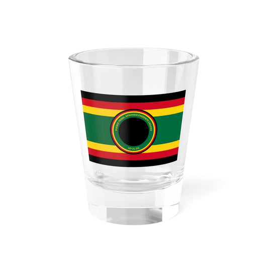 Flag of the Afro-Chilean tribal people (Chile) Shot Glass 1.5oz 1.5oz - Go Mug Yourself