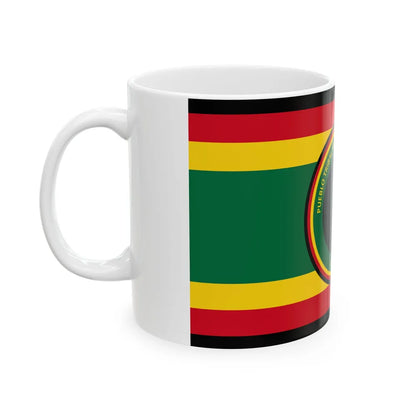 Flag of the Afro-Chilean tribal people (Chile) White Coffee Mug - Go Mug Yourself