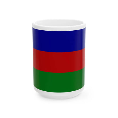 Flag of the Agew Liberation Front (Ethiopia) White Coffee Mug 15oz - Go Mug Yourself
