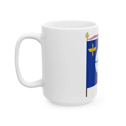 Flag of the Air Force Academy Finland (Finland) White Coffee Mug - Go Mug Yourself