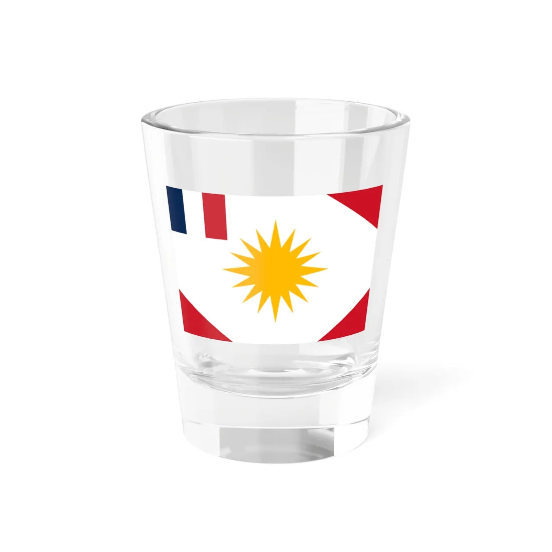 Flag of the Alawite State 1920-1936 (France) Shot Glass 1.5oz 1.5oz - Go Mug Yourself