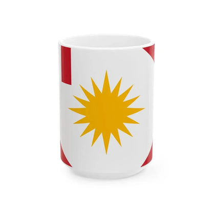 Flag of the Alawite State 1920-1936 (France) White Coffee Mug 15oz - Go Mug Yourself