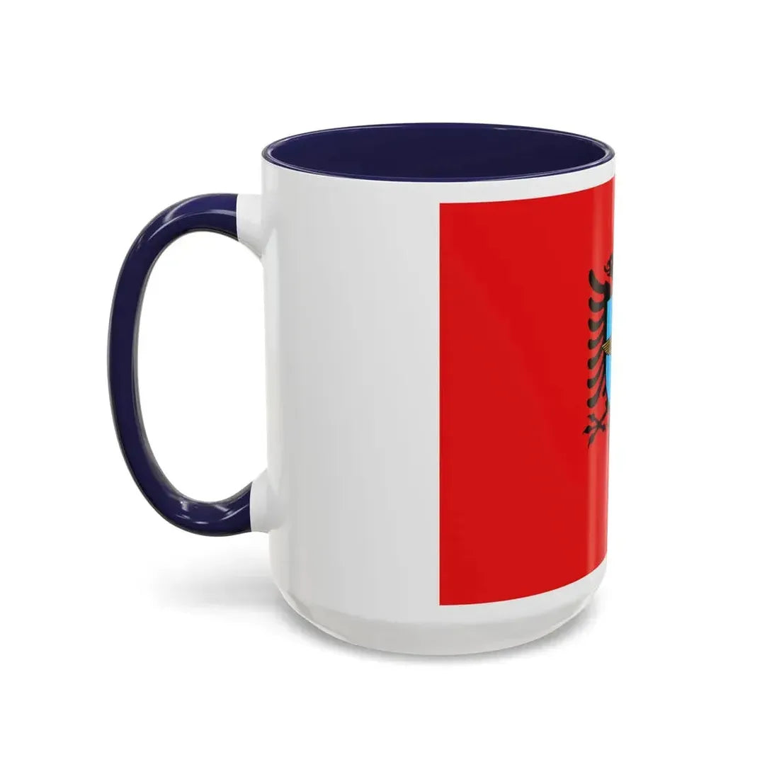 Flag of the Albanian Air Forces - Accent Coffee Mug - Go Mug Yourself