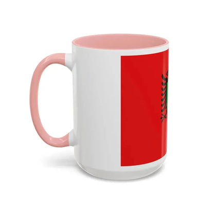 Flag of the Albanian Land Forces - Accent Coffee Mug - Go Mug Yourself