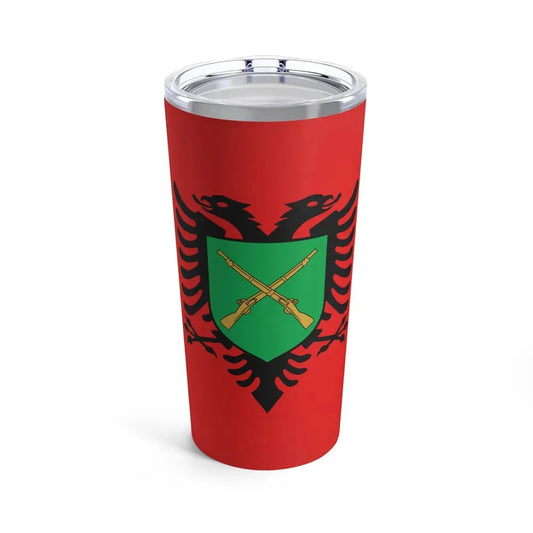 Flag of the Albanian Land Forces - Tumbler 20oz 20oz - Go Mug Yourself