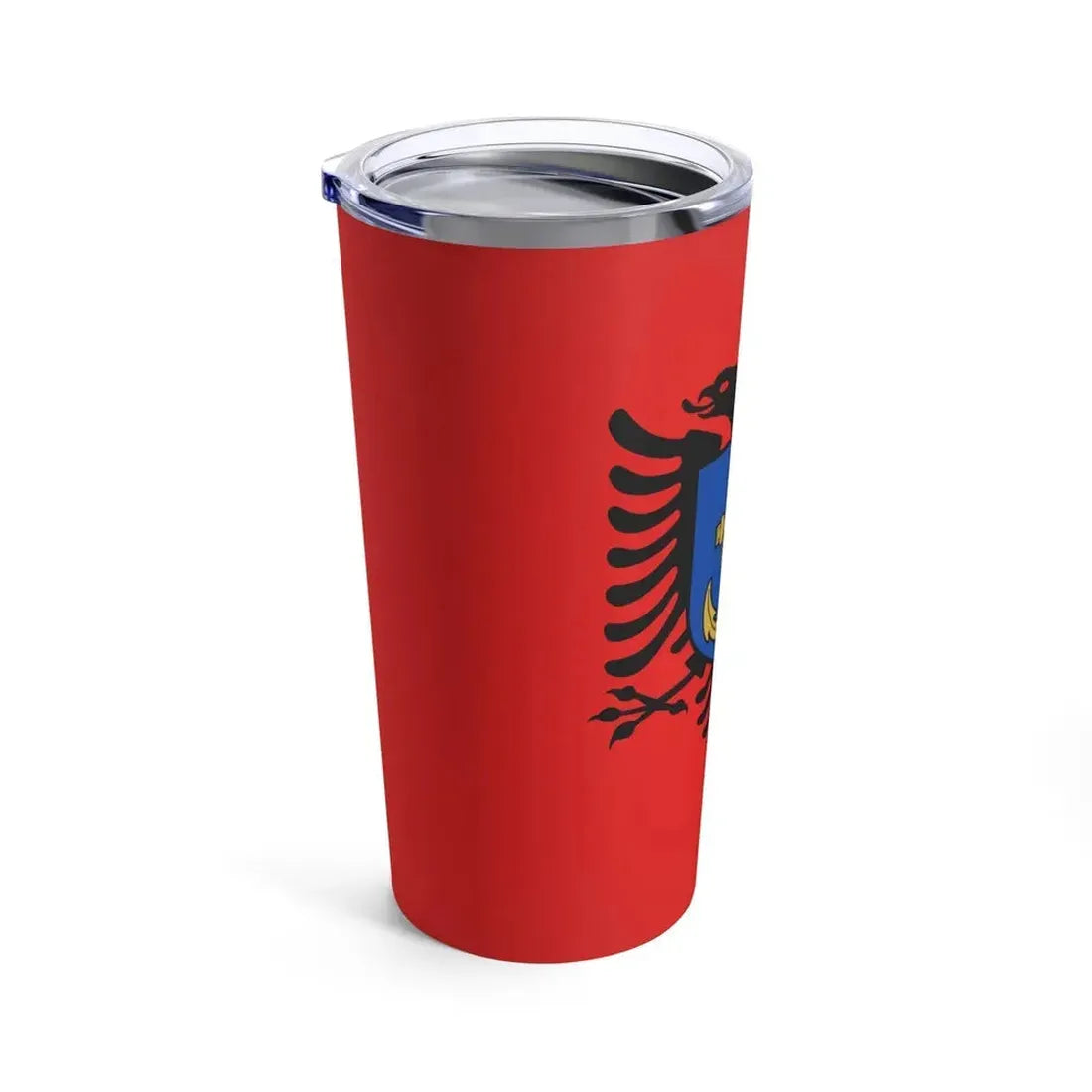 Flag of the Albanian Naval Forces - Tumbler 20oz - Go Mug Yourself