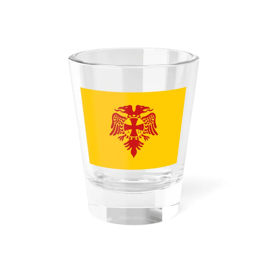 Flag of the Albanian Orthodox Church (Albania) Shot Glass 1.5oz 1.5oz - Go Mug Yourself