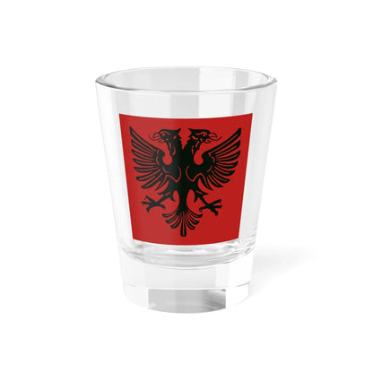 Flag of the Albanian Republic 1925-1928 (Albania) Shot Glass 1.5oz 1.5oz - Go Mug Yourself