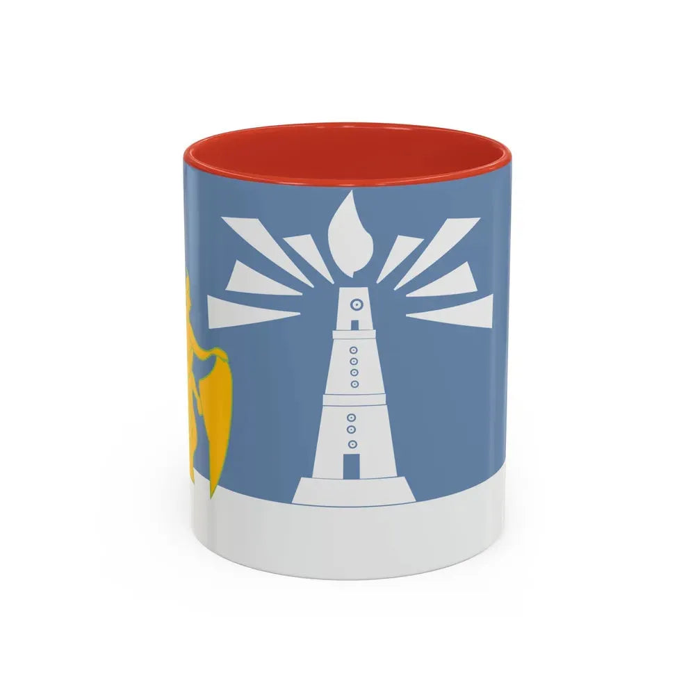 Flag of the Alexandria Governorate Egypt - Accent Coffee Mug 11oz Red - Go Mug Yourself