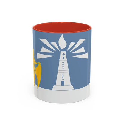 Flag of the Alexandria Governorate Egypt - Accent Coffee Mug 11oz Red - Go Mug Yourself