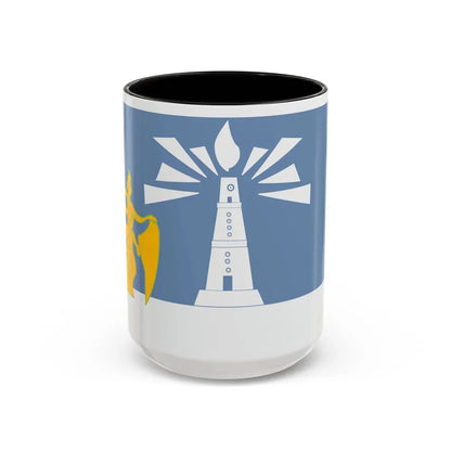 Flag of the Alexandria Governorate Egypt - Accent Coffee Mug 15oz Black - Go Mug Yourself