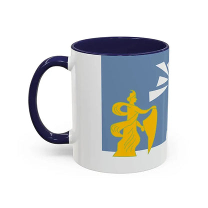 Flag of the Alexandria Governorate Egypt - Accent Coffee Mug - Go Mug Yourself