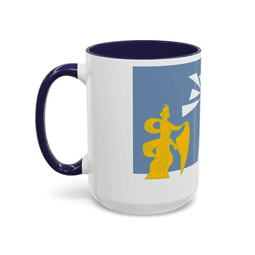 Flag of the Alexandria Governorate Egypt - Accent Coffee Mug - Go Mug Yourself