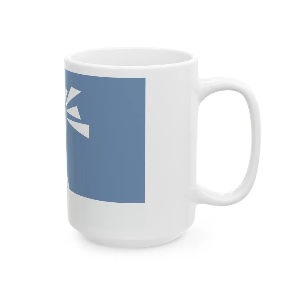 Flag of the Alexandria Governorate Egypt - White Coffee Mug-Go Mug Yourself