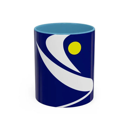 Flag of the Algerian Rally for Culture and Democracy - Accent Coffee Mug 11oz Light Blue - Go Mug Yourself