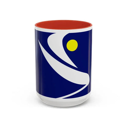 Flag of the Algerian Rally for Culture and Democracy - Accent Coffee Mug 15oz Red - Go Mug Yourself