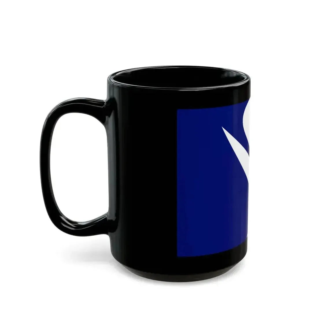 Flag of the Algerian Rally for Culture and Democracy - Black Coffee Mug - Go Mug Yourself