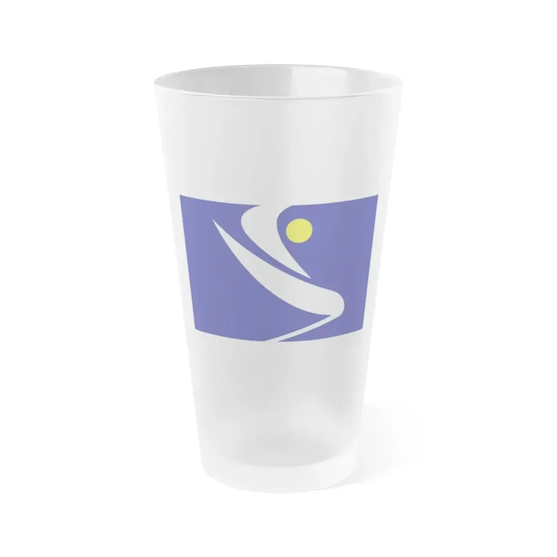 Flag of the Algerian Rally for Culture and Democracy - Frosted Pint Glass 16oz 16oz Frosted - Go Mug Yourself