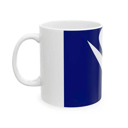 Flag of the Algerian Rally for Culture and Democracy - White Coffee Mug - Go Mug Yourself