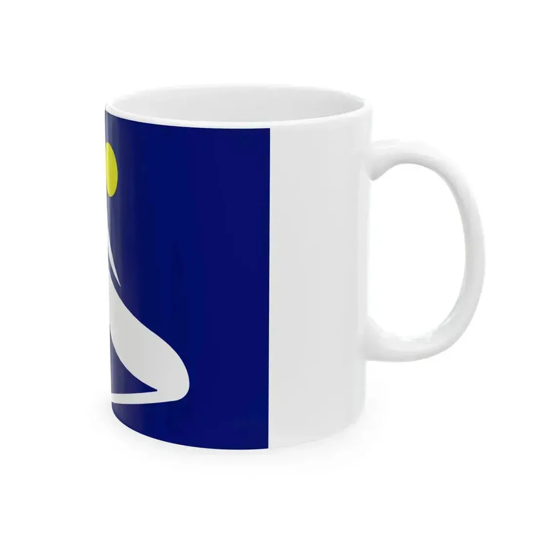 Flag of the Algerian Rally for Culture and Democracy - White Coffee Mug - Go Mug Yourself