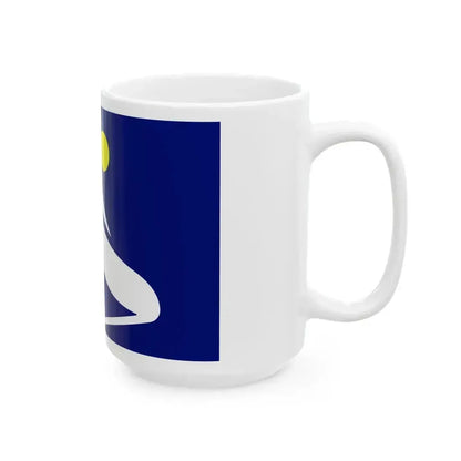 Flag of the Algerian Rally for Culture and Democracy - White Coffee Mug - Go Mug Yourself