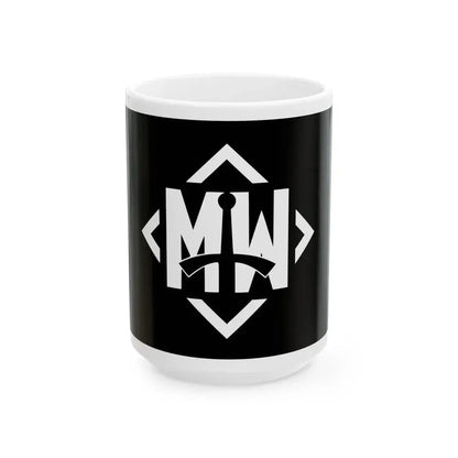 Flag of the All-Polish Youth variant (Poland) White Coffee Mug 15oz - Go Mug Yourself