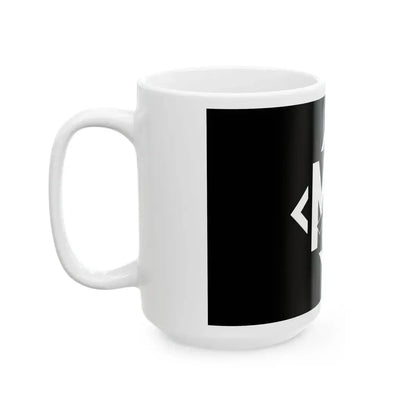 Flag of the All-Polish Youth variant (Poland) White Coffee Mug - Go Mug Yourself