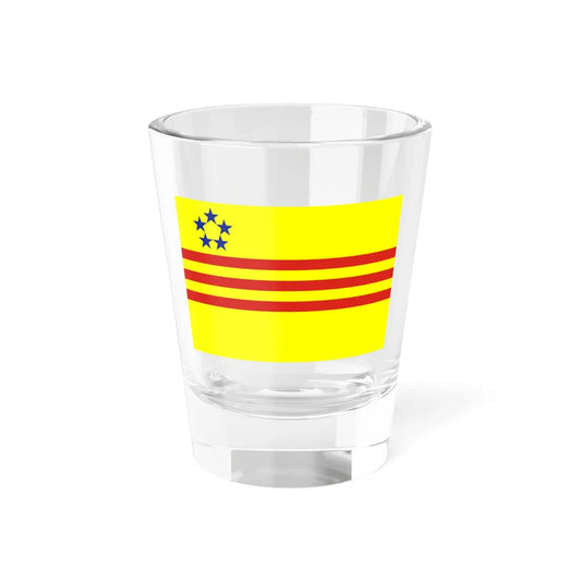 Flag of the Alliance for Democracy in Vietnam (United States) Shot Glass 1.5oz 1.5oz - Go Mug Yourself