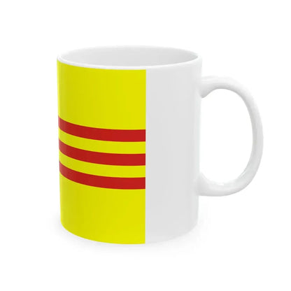 Flag of the Alliance for Democracy in Vietnam (United States) White Coffee Mug - Go Mug Yourself