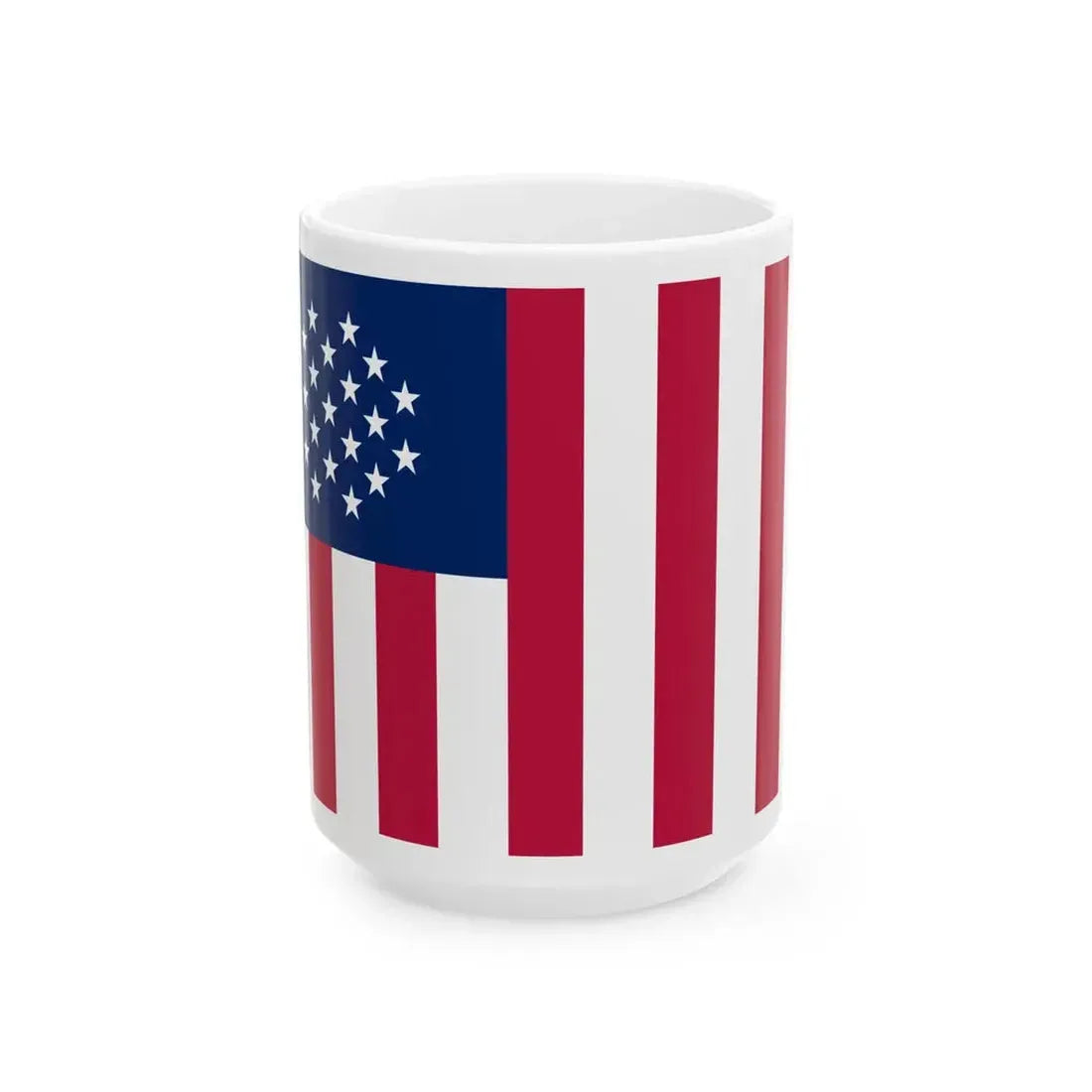 Flag of the Allied States of America Jericho (United States) White Coffee Mug 15oz - Go Mug Yourself